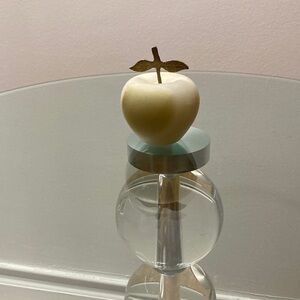 Marble apple paperweight